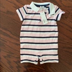 Janie & Jack Baby onesie with buttons and collar